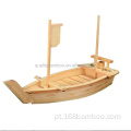 Barco de bambu biodegradável de grau alimentar/barco de sushi de madeira